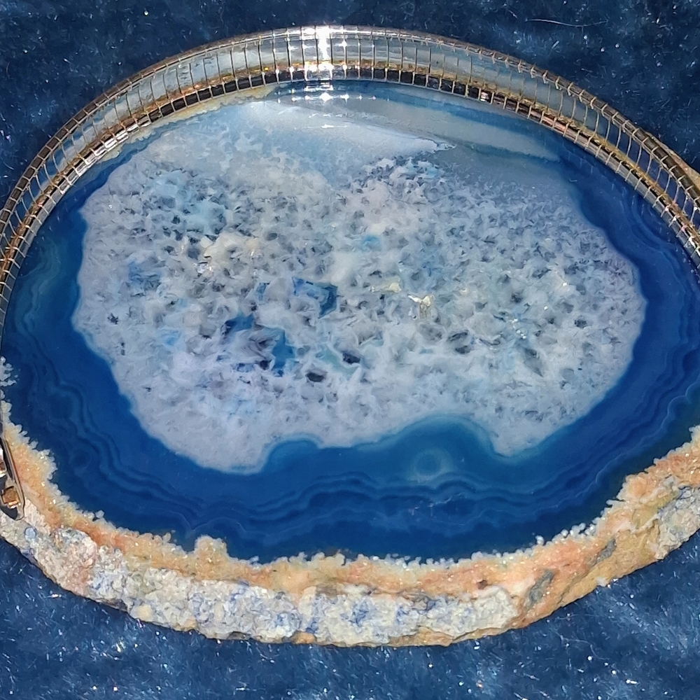 Stylish Silver Geometric Bracelet - image 7